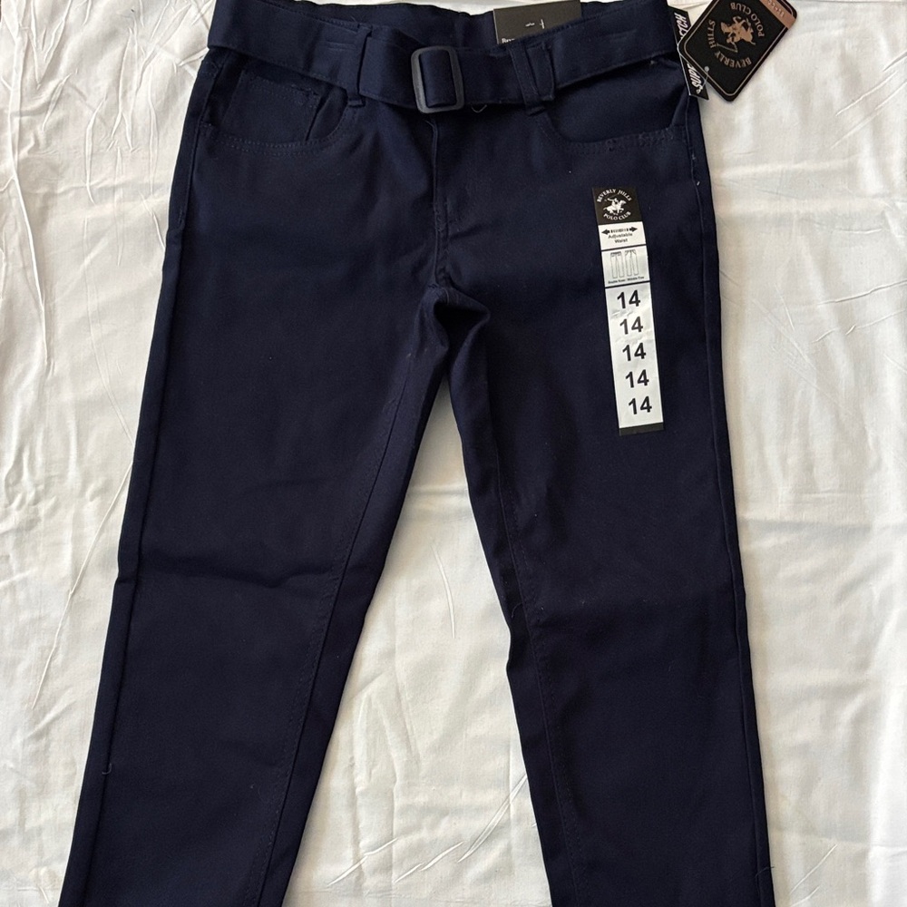 Beverly Hills Polo Club Dark Blue Chinos